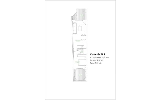 New Build - Ground Floor Bungalow -
San Pedro del Pinatar - Los Antolinos