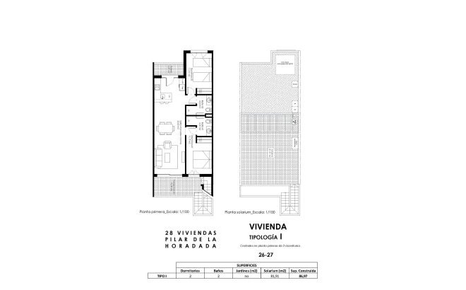Nieuwbouw Woningen - Top Floor Bungalow -
Pilar de la Horadada - pueblo