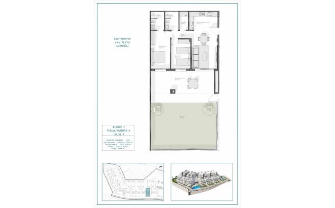 New Build - Ground floor apartment -
Vera - Pueblo Salinas